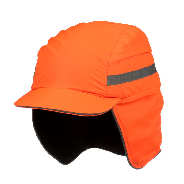 3M™ First Base™ 3 Stootpet 2021218, Winter, hi-viz, oranje, korte klep, 55 mm