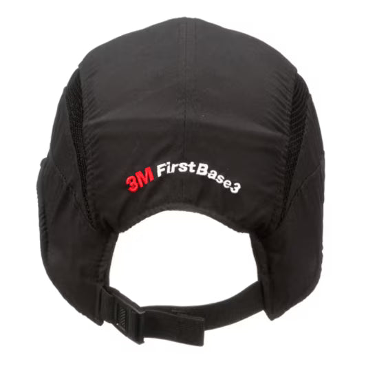 3M™ First Base™ 3 Bump Cap 2030608, Classic, Black, Standard Valve, 70 mm, Customized