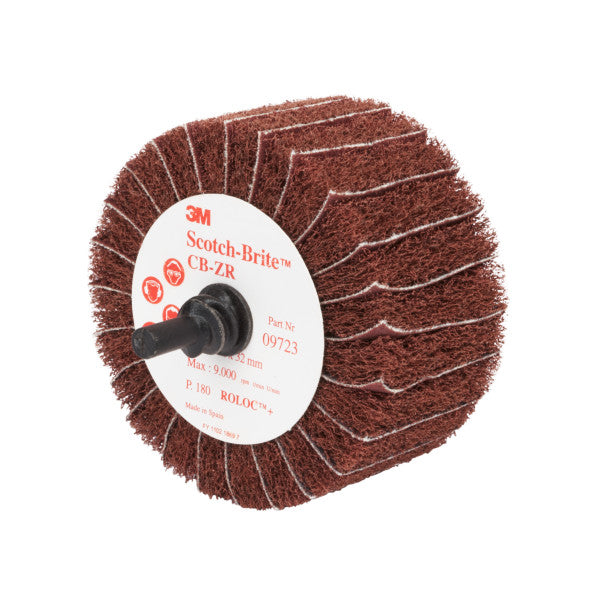 Scotch -brite ™ roloc ™+ combi lamellenbrush cb -zr - 63 mm x 32 mm - p180 | 1 übertriebene Schachtel 10 Stück