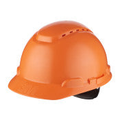 3M ™ Sicherheitshelm - Ratschenanpassung - Belüftung - Plastik -Schweißband - Orange - H700N -or | 1 Übertreibung von 20 Stück