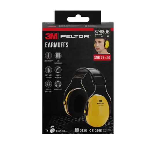 3M™ PELTOR™ Optime™ Comfort Gehoorkap H510A (87-98 dB)
