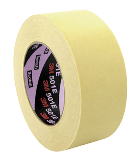3M™ Industrial Masking Tape voor hoge temperaturen 501E, Beige, 36 mm x 50 m