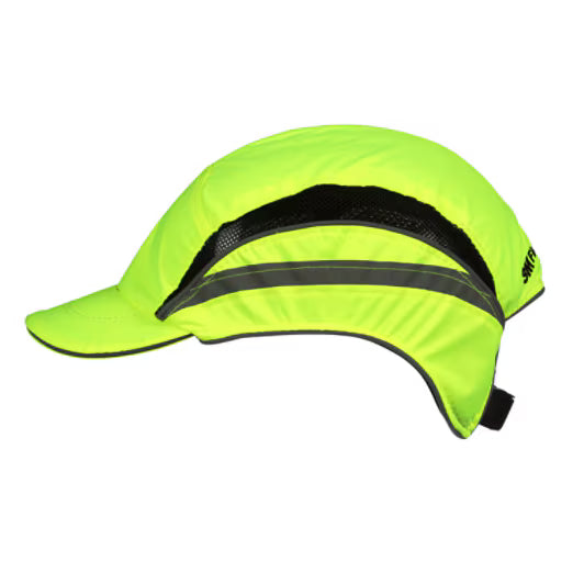 3M™ First Base™ 3 Stootpet 2021866, Classic, hi-viz, geel, korte klep, 55 mm