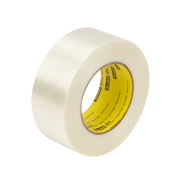 Scotch® Fiber Reinforced Tape 8915, Transparent, 24 mm x 55 m, 0.15 mm