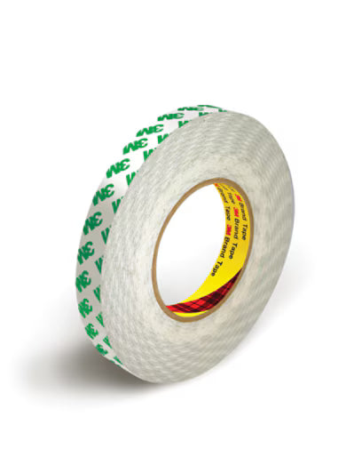 3M™ Dubbelzijdige PVC Tape 9087, Wit, 19 mm x 50 m, 0.26 mm
