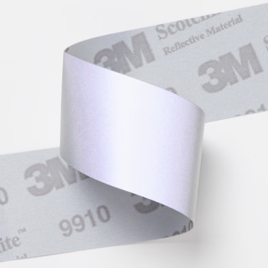 3M™ Scotchlite™ Reflecterend weefsel 9910, zilver, 1270 mm x 50 m