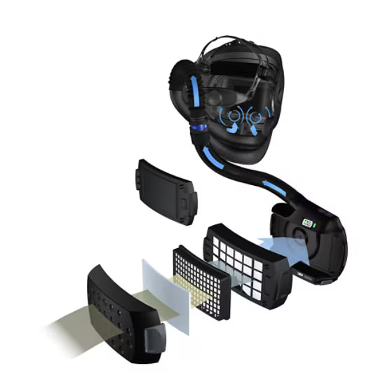 3M™ Compleet Adflo™-systeem, standaardaccu, 837730