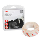 3M ™ Haken- und Loop -Klettverschluss SJ352B - Weiß - 25 mm x 1,25 m - 4,4 mm - Blister IPC | 1 Übertreibung von 4 Rollen