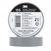 3M ™ TEMFLEX ™ Vinyl -Insolation Band 155 - Grau - 19 mm x 20 m | 1 Stück