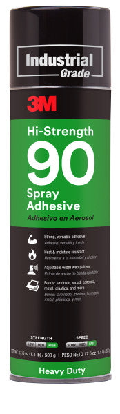 3M™ Hi-Strength 90 Adhesive Spray, Transparent, 500 ml