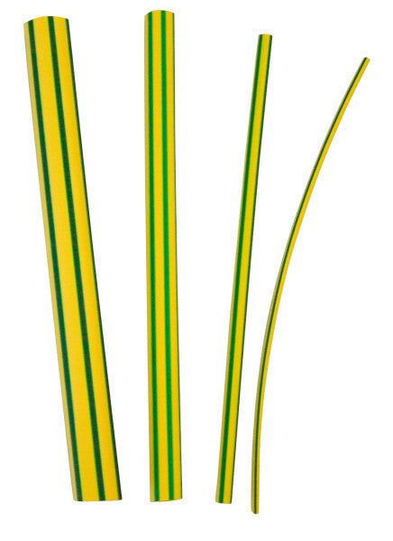 3M™ GTI 3000 Dünnwandige Wärmeschrumpfschläuche, Gelb-Grün, 6/2 mm, 1 m