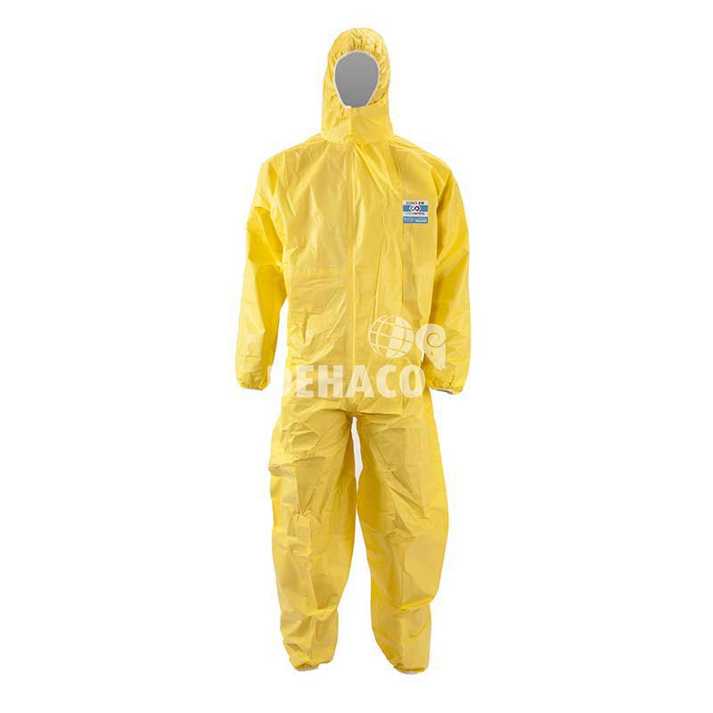 Chemdefend 310 model 005 wegwerpoverall categorie 3 type 3/4/5 XXL geel