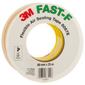 3M ™ Flexible Versiegelungsband 8067E - Schnell f - Hellbraun - 60 mm x 25 m - 0,25 mm - mit geteiltem Schutzpapier 12-48 mm | 1 Stück
