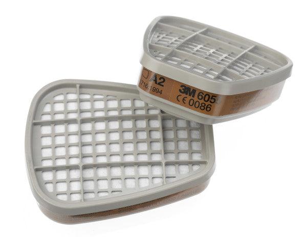 3M™ Gas- en dampfilter, A2, 6055