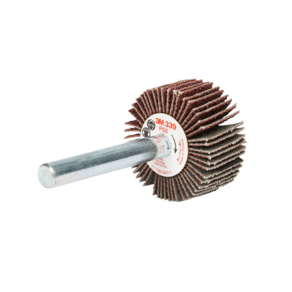 3M™ Flap Wheel with Shank 339SM, Ø 30 mm x 15 mm, P60