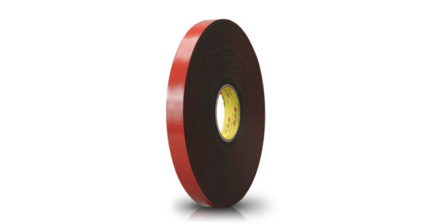 3M™ VHB™ Strukturklebeband B23F, Schwarz, 15 mm x 16,5 m, 2,3 mm
