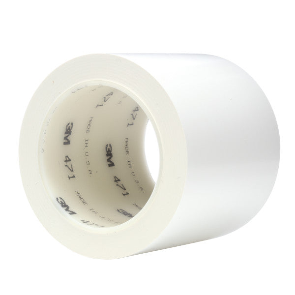 3M™ Vinyl Tape 471, Wit, 102 mm x 33 m, 0.14 mm