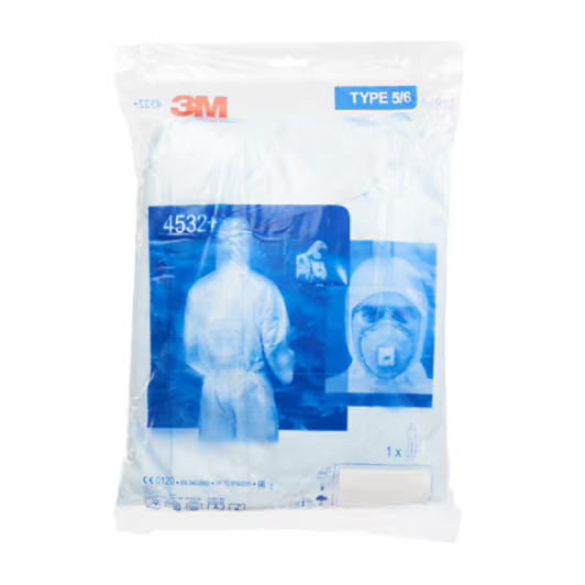 3M™ Beschermende overall 4532+, Cool White, S