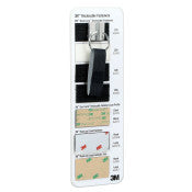 3M ™ wiederverschließbarer Klettverschluss Demobord - 10 1/2 x 3 1/2 - 5 pro Fall | 1 Übertreibung von 5 Stück