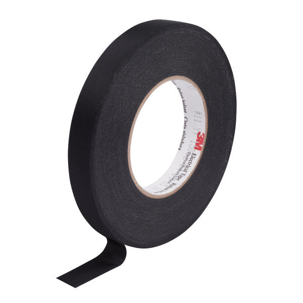 3M™ ET 11 Acetaat Textieltape, Zwart, 19 mm x 66 m x 0.18 mm