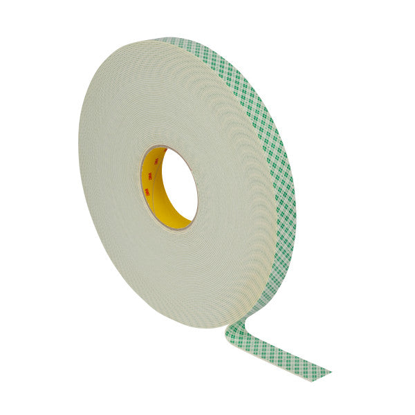 3M™ Double-sided Urethane Foam Tape 4026, White, 38 mm x 33 m, 1.6 mm
