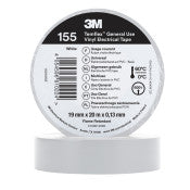 3M ™ TEMFLEX ™ Vinyl -Insolation Band 155 - Weiß - 19 mm x 20 m | Rabattpalette A 7000 Stücke