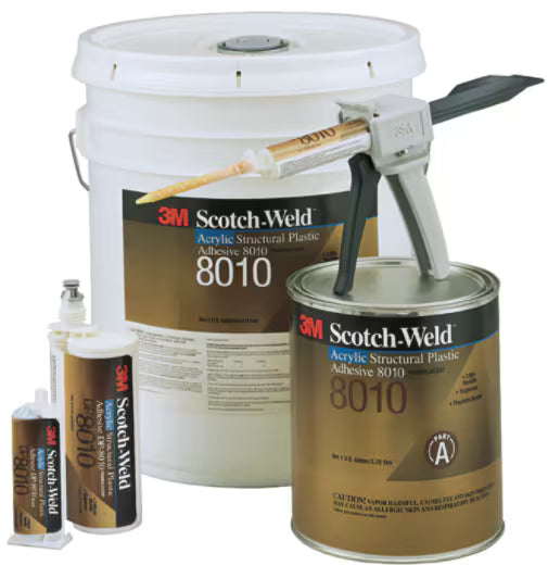 3M™ Scotch-Weld™ Geurarme Acrylaatlijm DP8010, Blauw, 45 ml