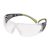 3M ™ SecureFit ™ 400 Sicherheitsbrillen - Schwarz/grüner Rahmen - Antikras/Anticonden - Klare Objektive - SF401AS/AF -eu - 20/Box | 1 Stück