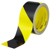 3M ™ Striped Safety Tape 5702 - Schwarz/Gelb - 50 mm x 33 m - 0,14 mm | 1 Übertreibung von 24 Rollen