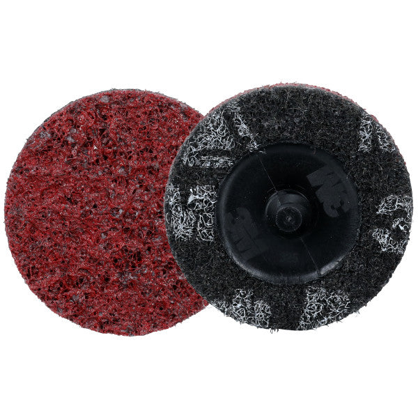 Scotch-Brite™ Roloc™ Precision Heavy Duty Surface Conditioning Disc, HD-DR, Medium 150+, TR, 51 mm, 50/Carton, ...