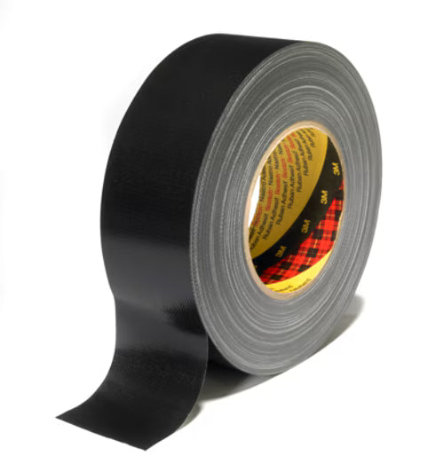 3M™ Extra Heavy Duty Duct Tape 389, Zwart, 50 mm x 50 m, 0.26 mm