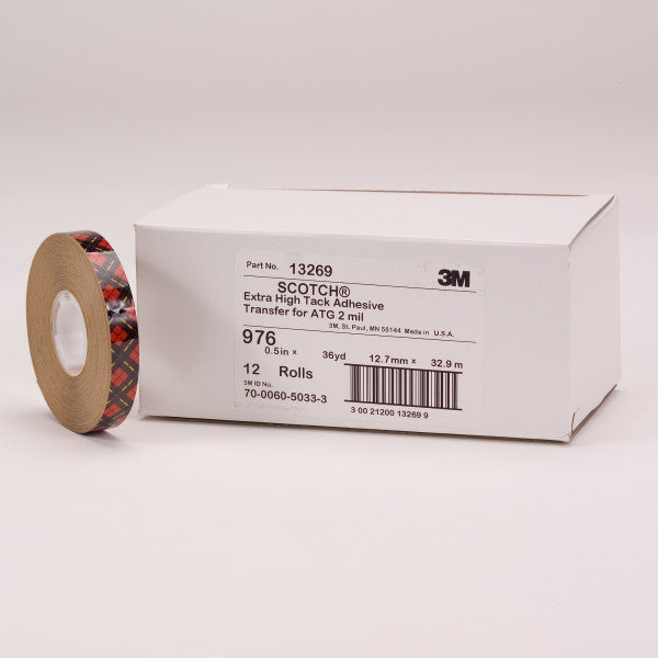 Scotch® ATG Transfer Tape 976, Transparant, 19 mm x 55 m, 0.05 mm