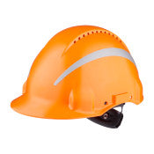 3M ™ Sicherheitshelm - Uvicator - Ratschenanpassung - Belüftung - Reflektieren - Plastik -Schweißband - Orange - G3000NUV -r -oder | 1 Stück