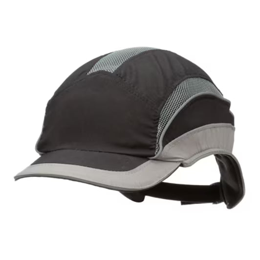 3M™ First Base™ 3 Impact Cap 2031219, Elite, black/grey, short brim, 55 mm, customized