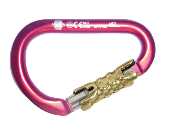 3M™ Protecta® Zelfsluitende/drievoudig vergrendelende karabijnhaak, aluminium, 24 mm opening, AJ572