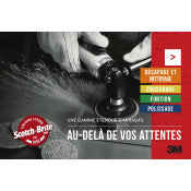 Scotch-Brite™ EXL Unitised Wiel XL-UW - 152 mm x 6,35 mm x 12,7 mm - 3S FIN | 1 Overdoos van 8 Stuk
