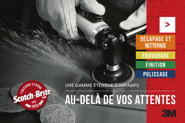 Scotch-Brite™ EXL Unitized Wiel XL-UW, 152 mm x 6.35 mm x 25.4 mm, 2S Fine