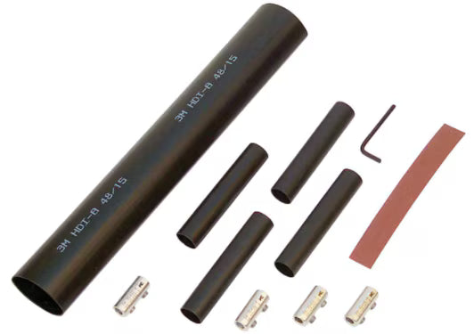 3M™ 91-AHMC 6 Warmtekrimp-lijnverbindingsmof, 0,6/1 kV, 3x 1,5 - 4x 6 mm², Warmtekrimp connector