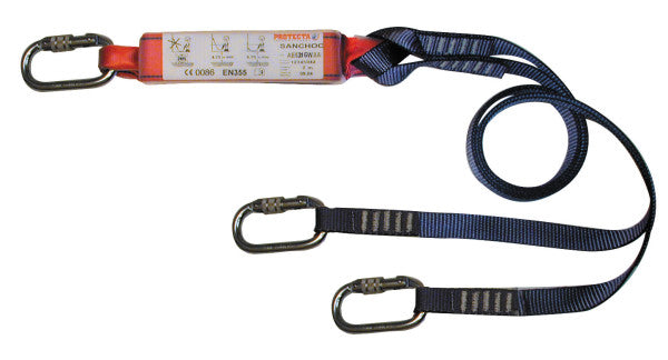 3M™ Protecta® Sanchoc™ Shock-absorbing lifeline, webbing, double line, 1.50 m, AE5315WAA
