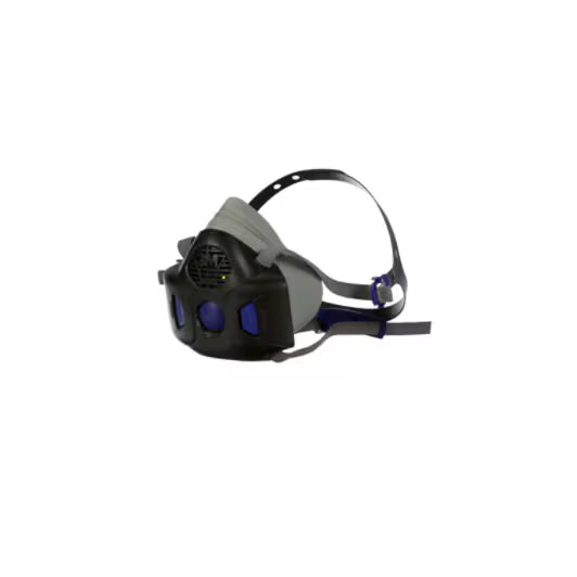 3M™ Secure Click™ Herbruikbaar halfgelaatsmasker met spraakmembraan, large, HF-803SD