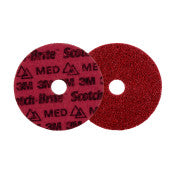 Scotch -brite ™ Präzisionsoberflächen -Konditionierungsscheibe - Pn -Dh - mittel - 125 mm x 22,23 mm - 25/Innenverpackung - 100 Stück/Box | 1 Übertreibung von 100 Stück