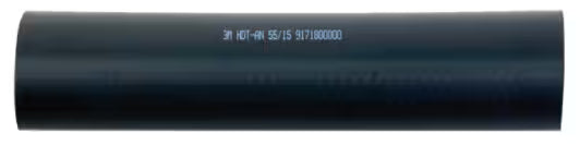 3M™ HDT-AN Heavy-Wall Heat Shrink Tubing with Adhesive, Black, 55/15 mm, 1 m