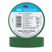 3M ™ TEMFLEX ™ Vinyl -Insolation Band 165 - Grün - 19 mm x 25 m | 1 Exagus von 100 Rollen