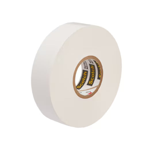 Scotch® 35 Vinyl Electrical Insulation Tape, White, 19 mm x 20 m, 0.18 mm