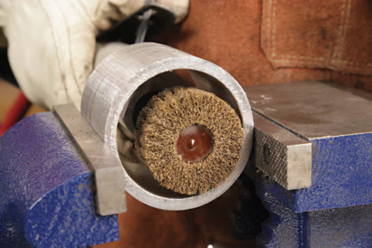 Scotch-Brite™ Roloc™+ Combi flap wheel CB-ZR, 63 mm x 32 mm, P180