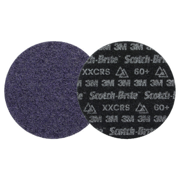 Scotch-Brite™ Precision Heavy Duty Surface Conditioning-schijf, HD-DH, X-Extra Coarse 60+, 102 mm x NH, 100 ...