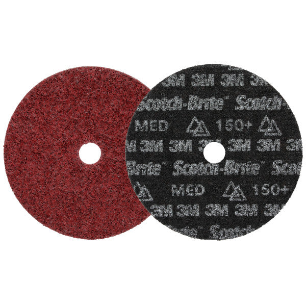 Scotch-Brite™ Precision Heavy Duty Surface Conditioning-schijf, HD-DH, Medium 150+, 178 mm x 22.23 mm, 25 ...