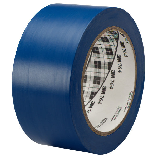 3M™ Vinyl Tape Algemeen Gebruik 764, Blauw, 50 mm x 33 m, 0.13 mm