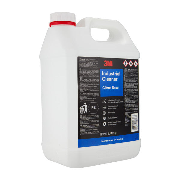 3M™ Citrus-Based Industrial Cleaner, Transparent, 5 L