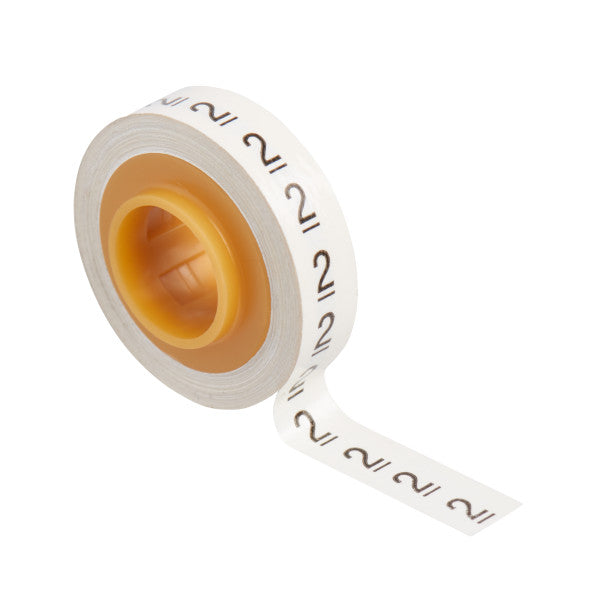 3M™ ScotchCode™ SDR-2 Cable Marking Refill Rolls, Number "2", 10x Retail Packaging
